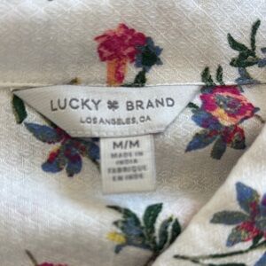 LUCKY BRAND Floral Print women’s button up Shirt